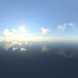 Pure blue sky