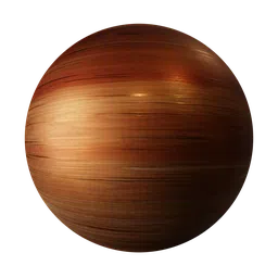 Richly textured Cherry Wood Rough Sawn PBR material for realistic 3D rendering in Blender and other software.