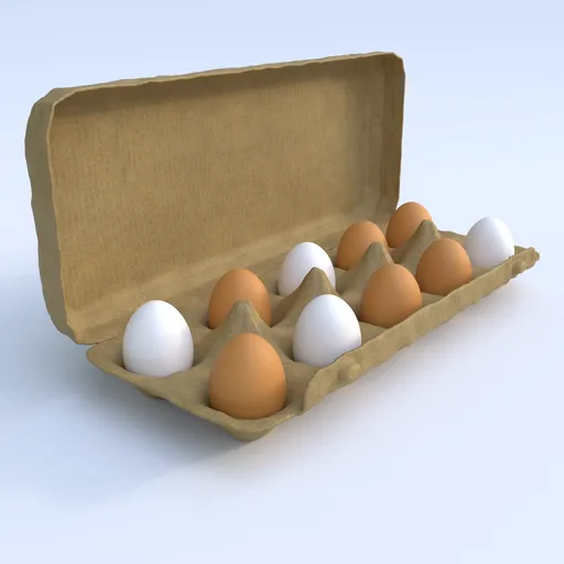 Egg with crate