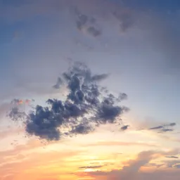 Infinite Real Sky - Cloudy Sunset
