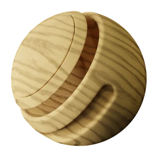 High-quality PBR wood plank texture for Blender 3D, seamless and procedural for realistic rendering.