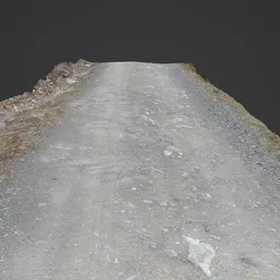 Dirt Gravel Road Photoscan
