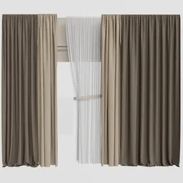 GD Silk and Cotton Curtain
