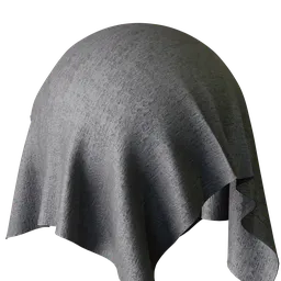 Plain Grey Chenille