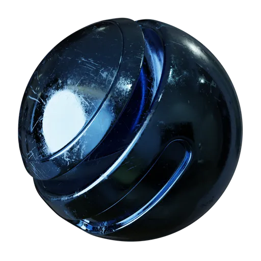 Old  blue metal