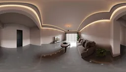 Modern Living Room Cove Lighting