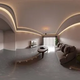 Modern Living Room Cove Lighting