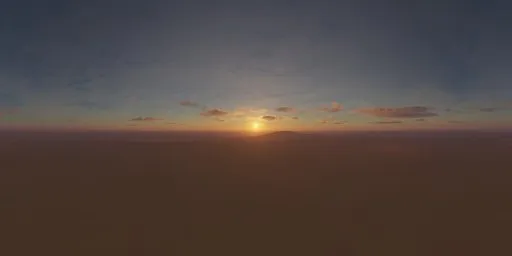 Orange Sunset Desert Dunes