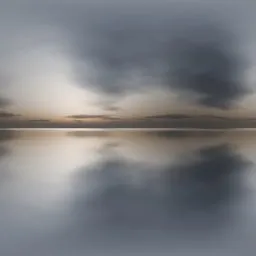 Calm Ocean Reflection