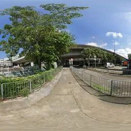 Blue Sky Tree City Road