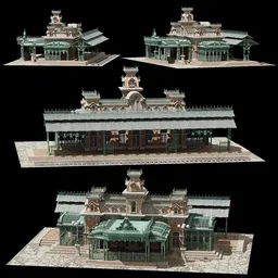 Old Abandoned Railroad Station