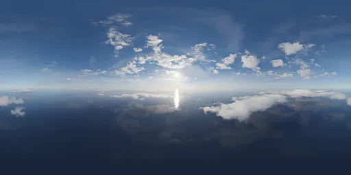 Aerial Blue Sky Day Clouds