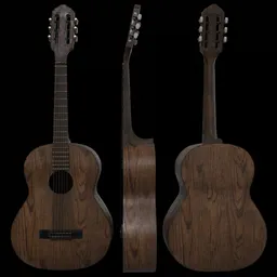 Rustic Acoustic Guitar