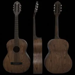 Rustic Acoustic Guitar