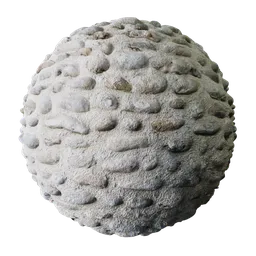 High-quality 2K PBR Cobble Stone texture for realistic 3D modeling in Blender and other software.