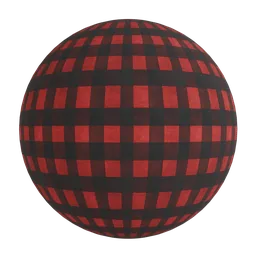 Lumberjack check fabric