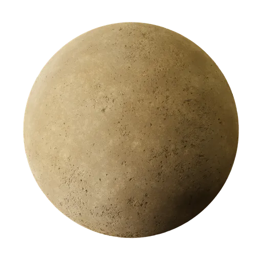 4K ancient concrete material from Substance Painter for Blender 3D PBR texturing in close-up views.
