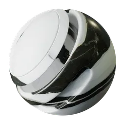 Black and White marble - Panda white