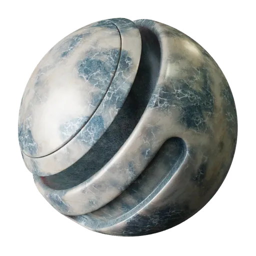 Marble Warm Blue