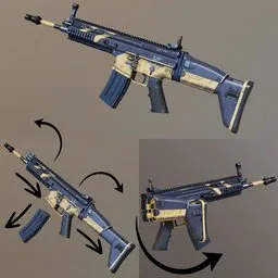FN SCAR-L (PUBG variation)