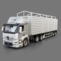 Mercedes Benz Antos Box Trailer