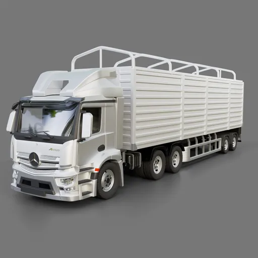Mercedes Benz Antos Box Trailer