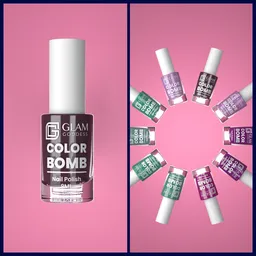 Nail enamel array animation