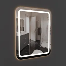 Rectangular mirror