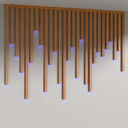 Wall Panel with LED Accent