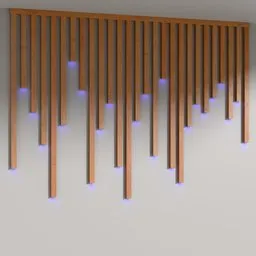 Wall Panel with LED Accent