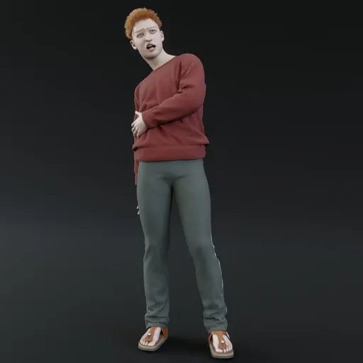 Young Eastern Male Person Clean-Cut Edge