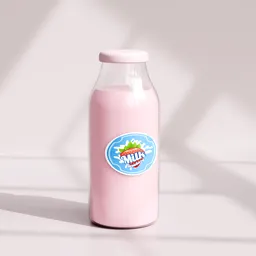 Glass Milk Bottle