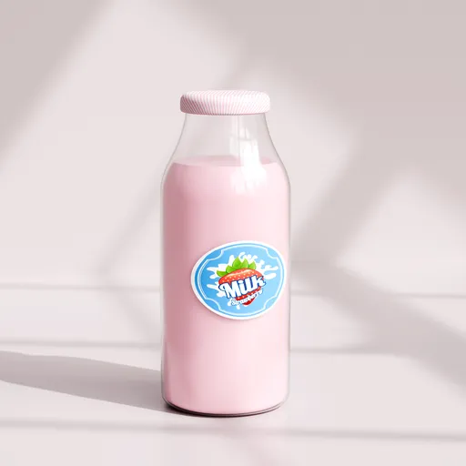 Glass Milk Bottle