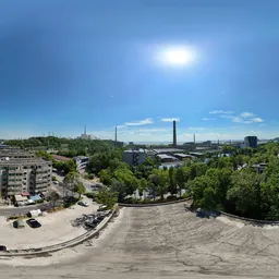 Highsky old building bluesky 18k