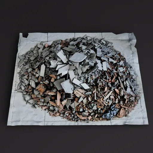 Rubble Debris Pile