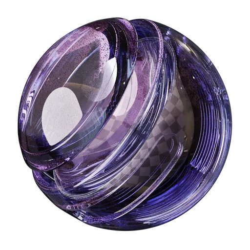 Amethyst Bottle Glass