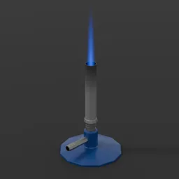 Low Poly Bunsen Burner