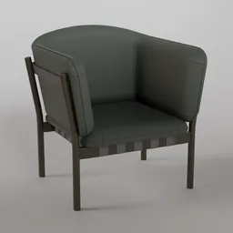 Dowel Lounge Armchair B580