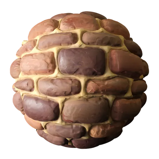 Stylized Rounded Bricks