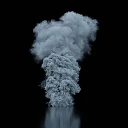 Heavy Rising Smoke Static