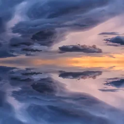 Infinite Real Sky - Cloudy Sunrise