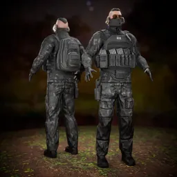 Military Character (GameReady)