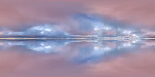 Infinite Sky - Pink Overcast Sunset