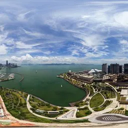 Daytime Seaside Plaza HDRI