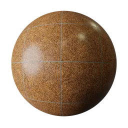 Granite orange tiles