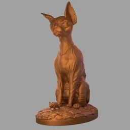Cat with mouse