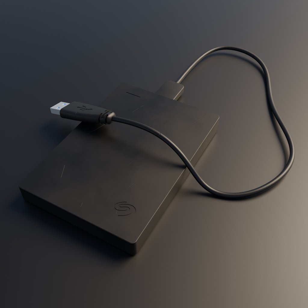BlenderKit Download the FREE SSD Flash Drive model