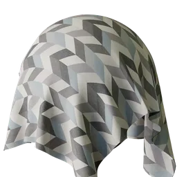 Geometric Grey Print