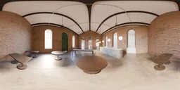 Modern Industrial Café Interior