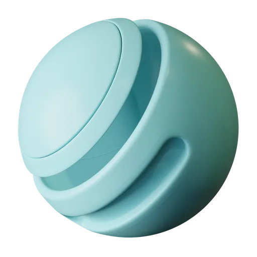 Blue plastic